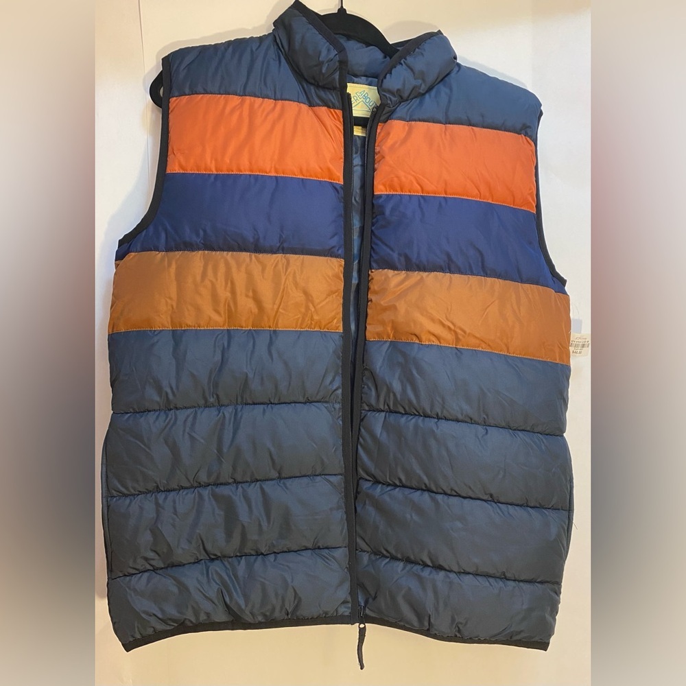 Thereabouts Boys Puffer Vest Outerwear Navy Shadow Size 22 Husky New With Tag